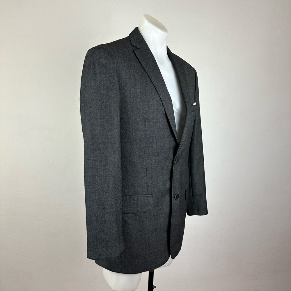 John Varvatos Men's Dark Charcoal Gray Sport Coat Blazer - Picture 2 of 9